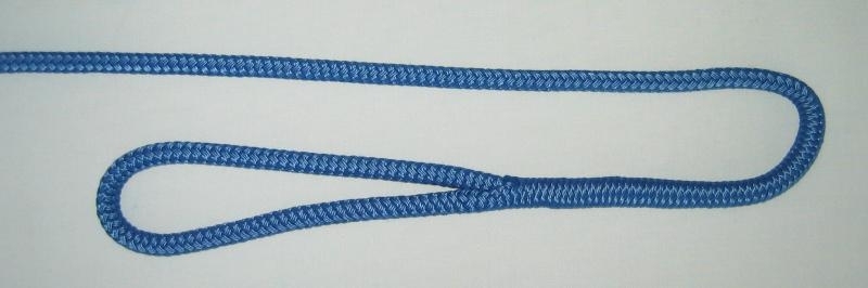 3/8" X 8' NYLON DOUBLE BRAID FENDER LINE - BLUE - Click Image to Close